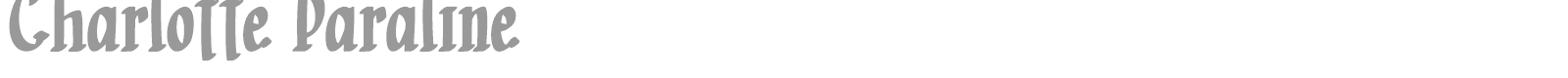 Charlotte Paraline font preview